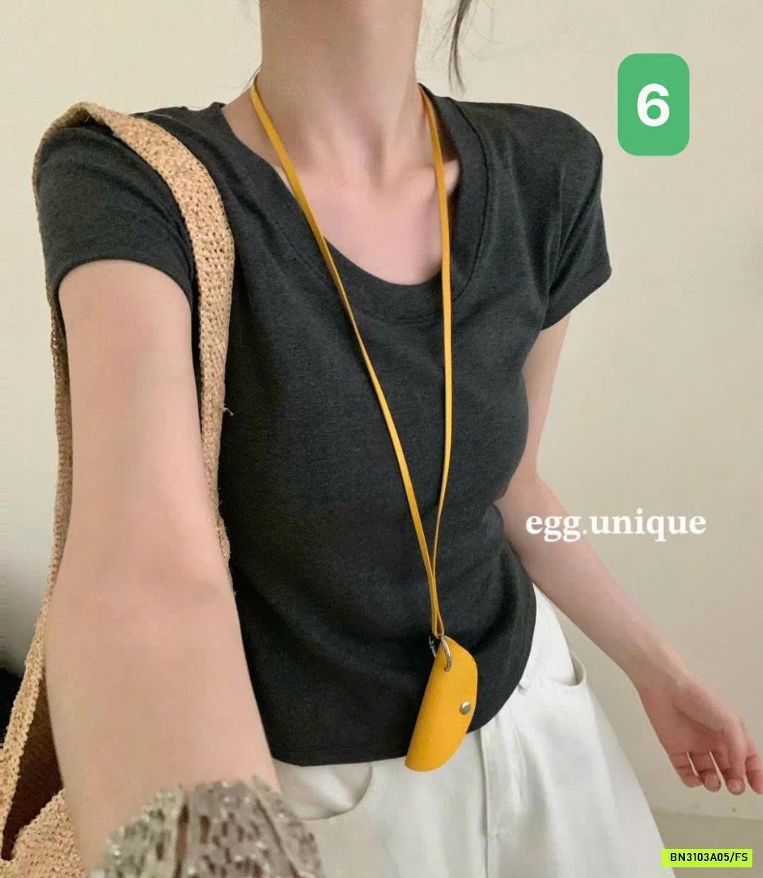 ÁO CỘC TAY NỮ EGG