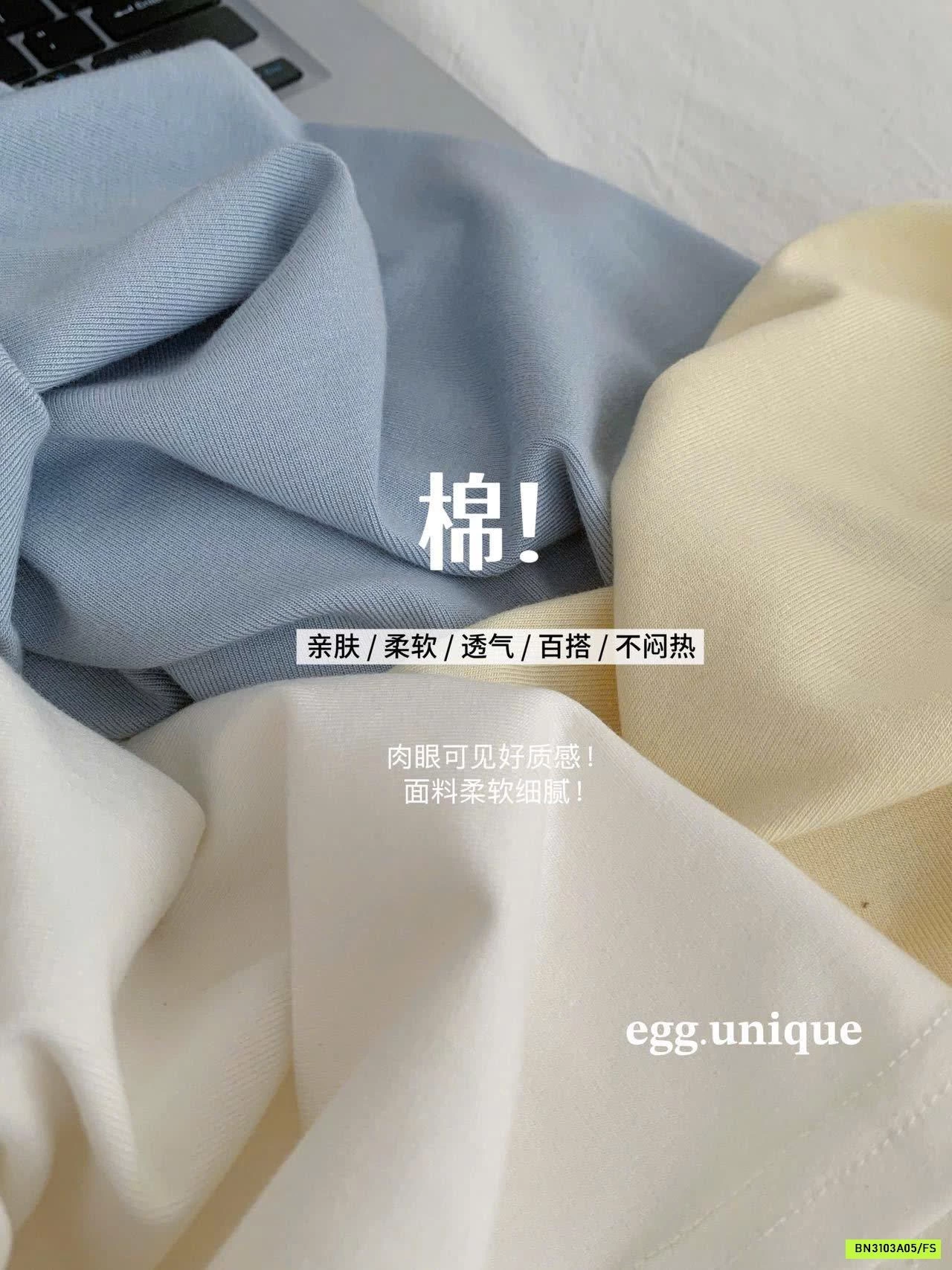 ÁO CỘC TAY NỮ EGG