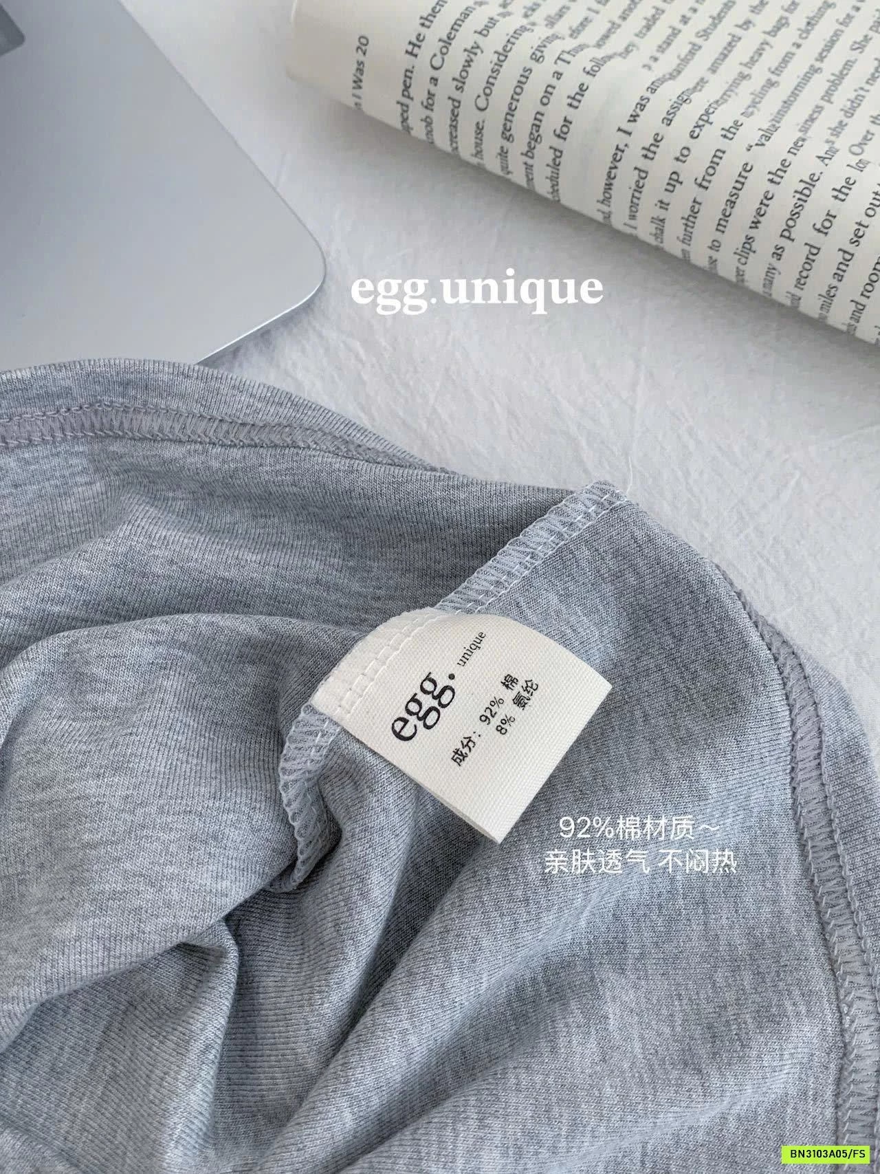 ÁO CỘC TAY NỮ EGG