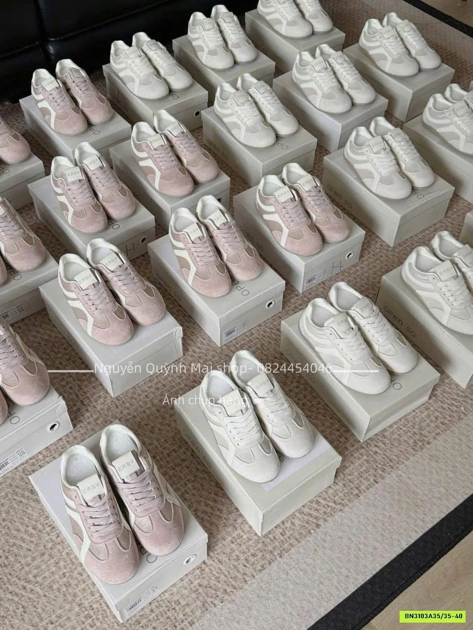 GIÀY BỆT PHỐI DA LỘN PASTEL