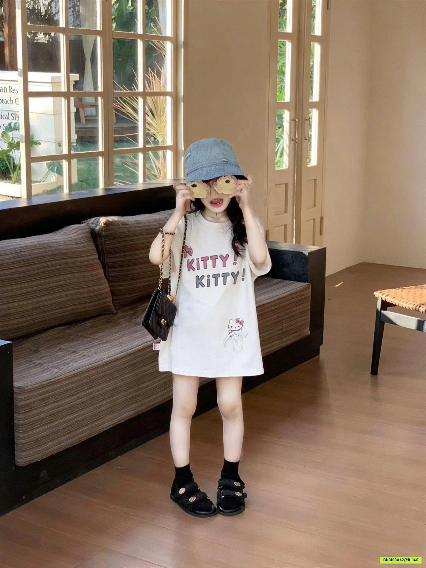 VÁY SUÔNG HỌA TIẾT DỄ THƯƠNG BG