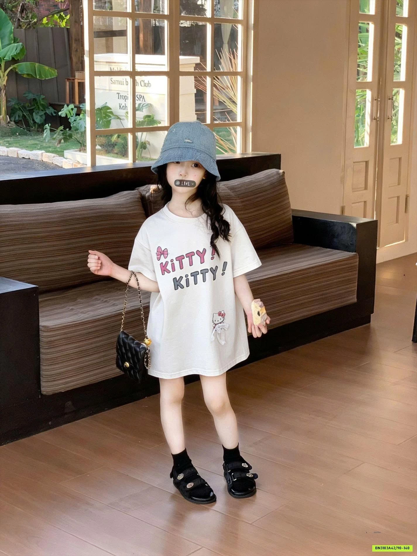 VÁY SUÔNG HỌA TIẾT DỄ THƯƠNG BG