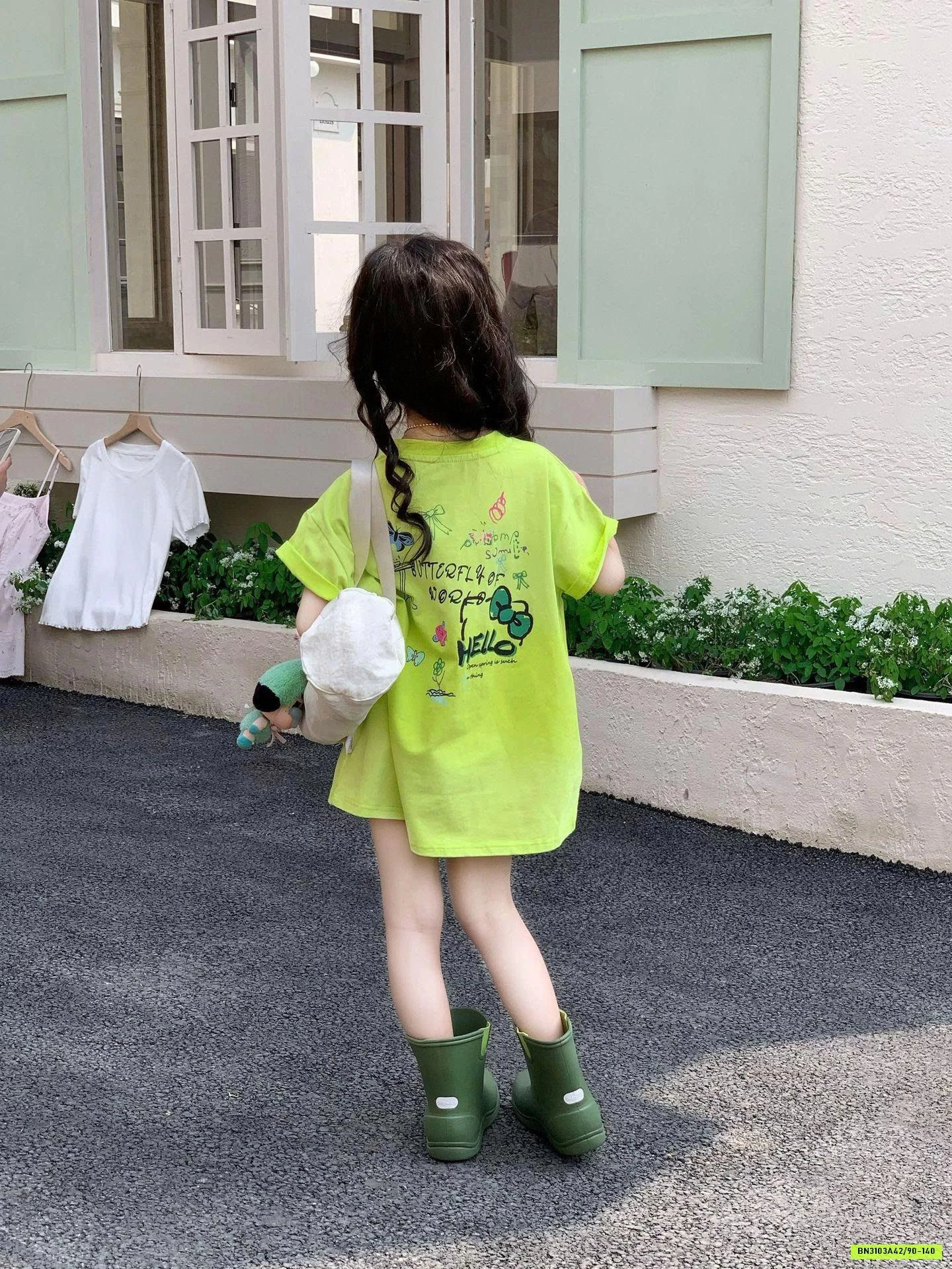 VÁY SUÔNG HỌA TIẾT DỄ THƯƠNG BG