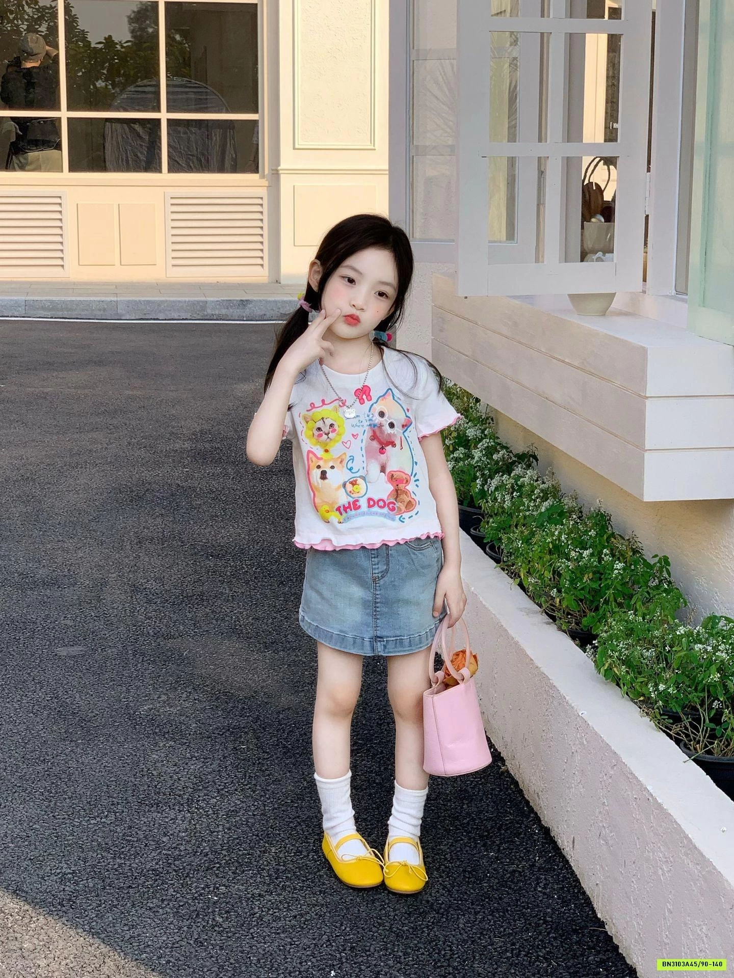 ÁO MÈO MIX CV JEANS