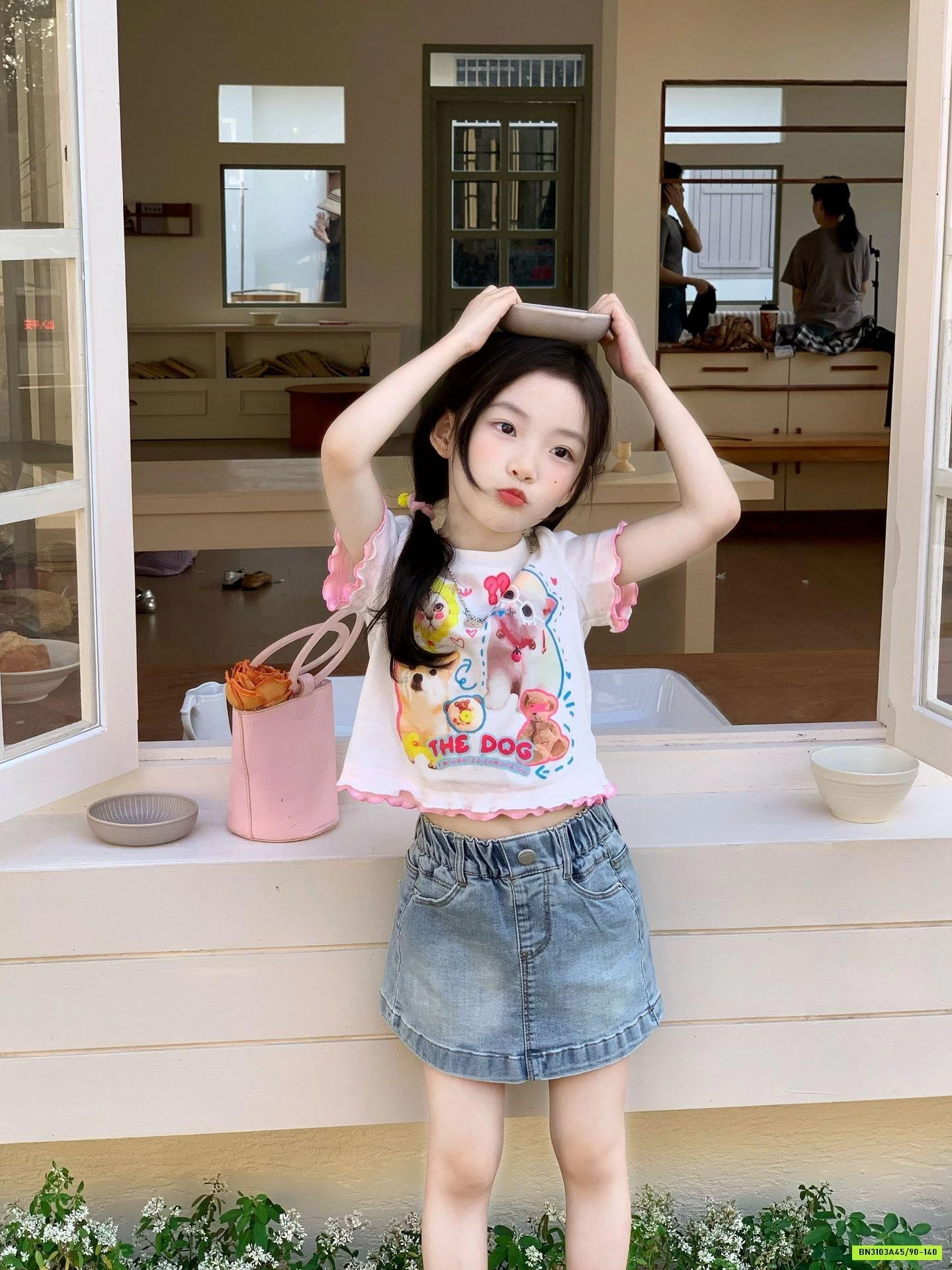 ÁO MÈO MIX CV JEANS