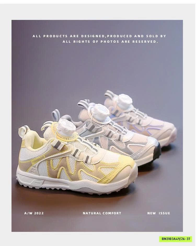 GIÀY THỂ THAO THÔNG HƠI KHÓA XOAY