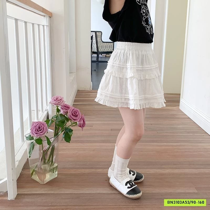 CHÂN VÁY TRẮNG J014 AMBB