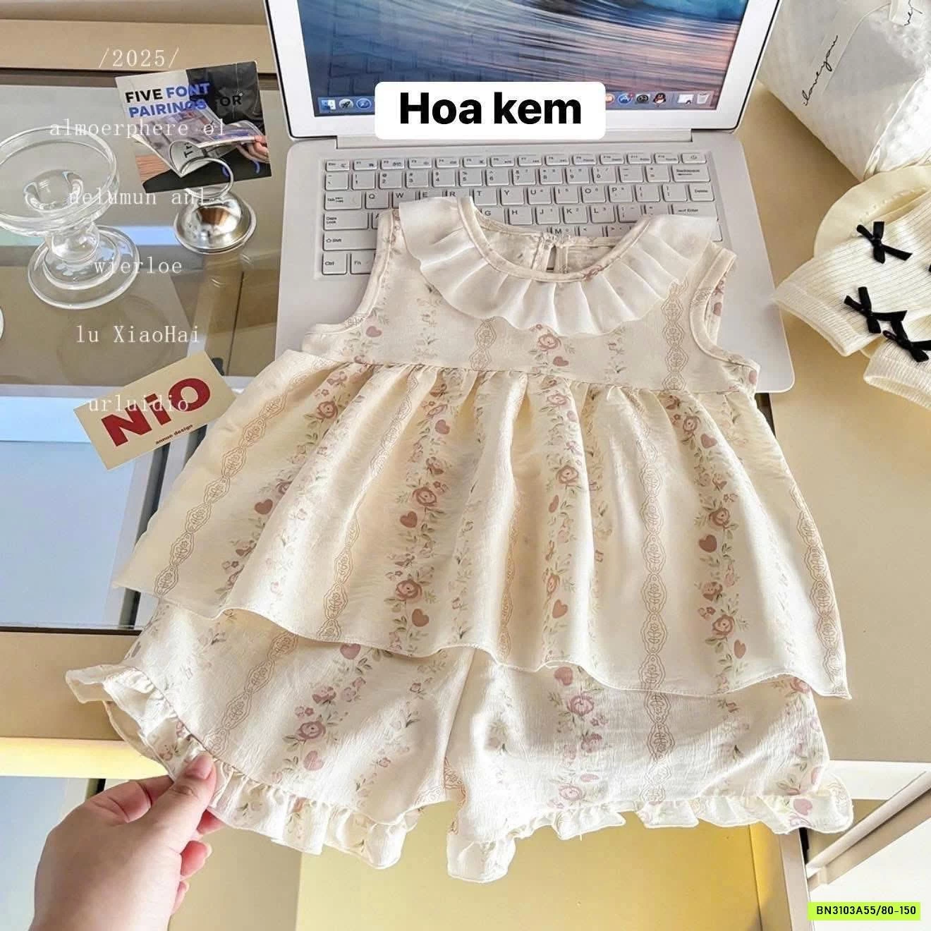 BỘ LANH SÁT NÁCH BABYDOLL CHO BÉ