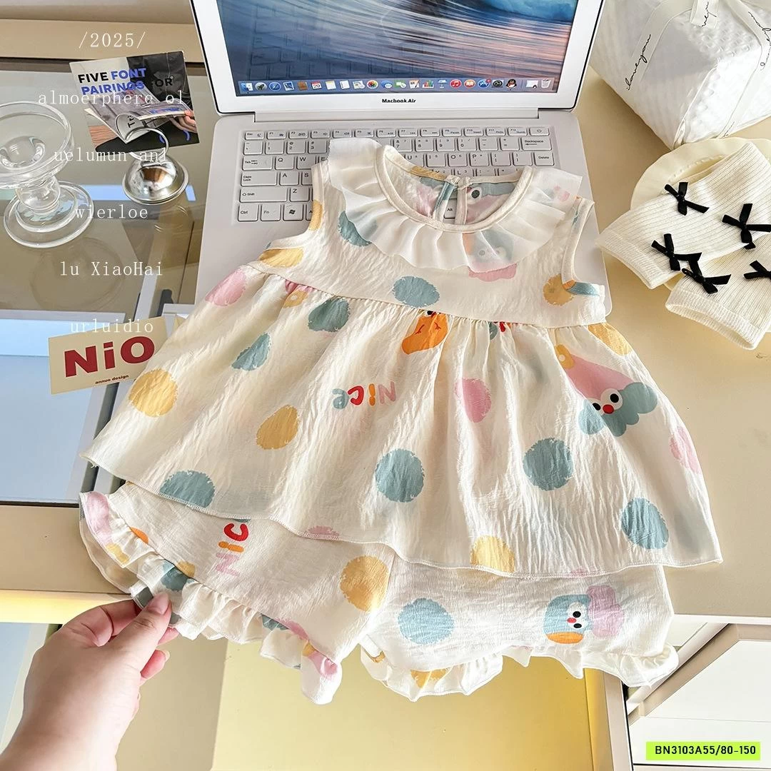 BỘ LANH SÁT NÁCH BABYDOLL CHO BÉ