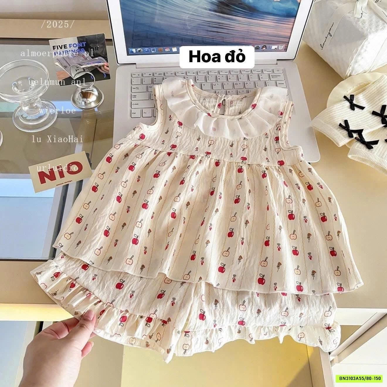 BỘ LANH SÁT NÁCH BABYDOLL CHO BÉ