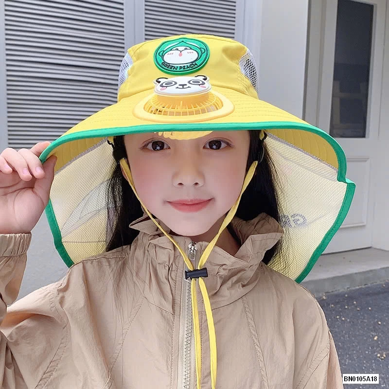 MŨ BÈO TÁN RỘNG KÈM QUẠT