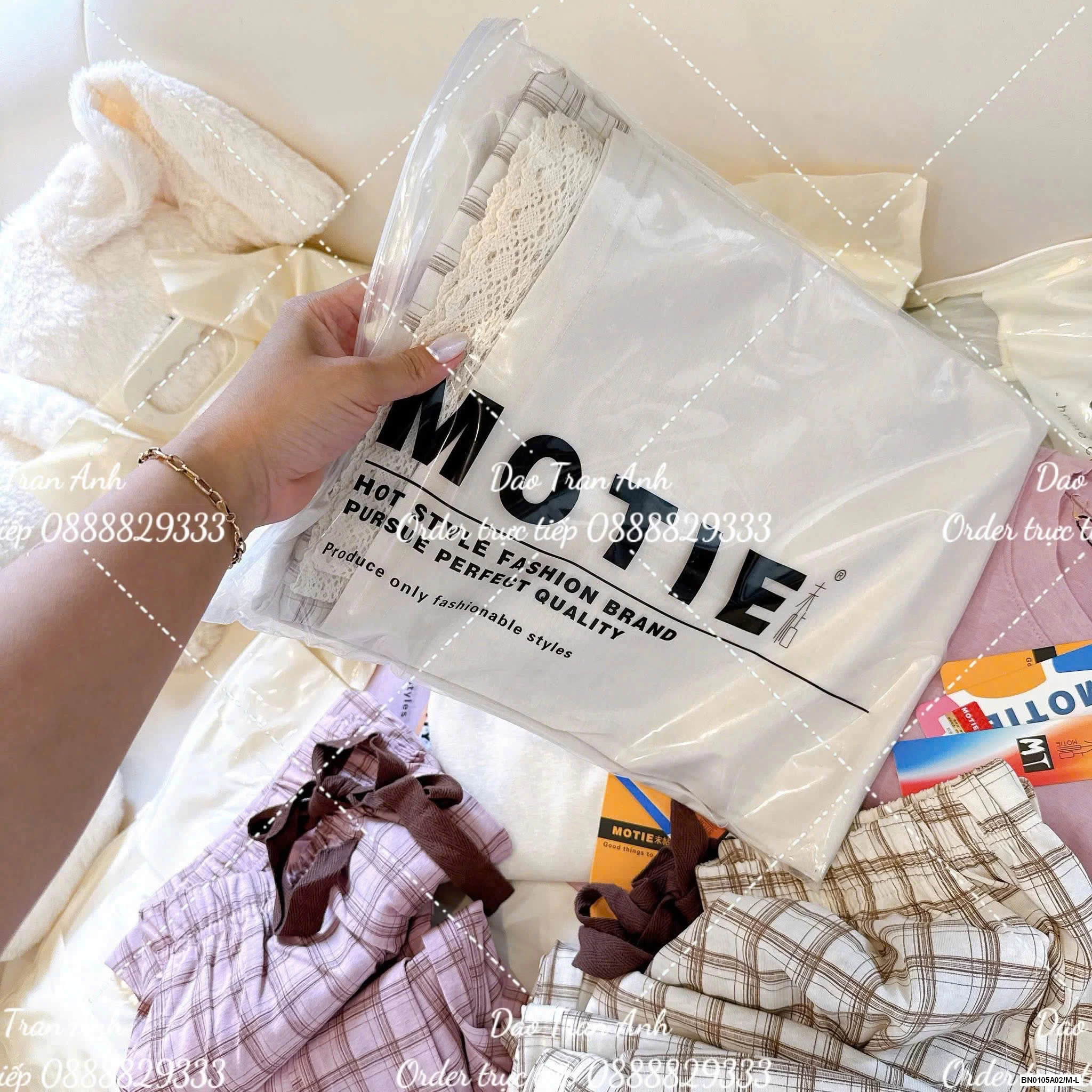 BỘ MẶC NHÀ QUẦN KẺ NỮ