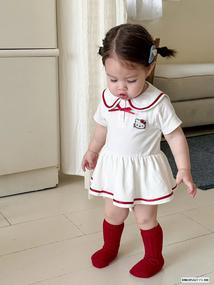 VÁY KITTY ĐUÔI CÁ CỔ SEN