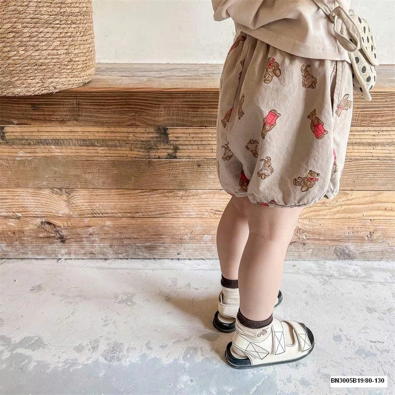 QUẦN SHORT GẤU BÉ GÁI