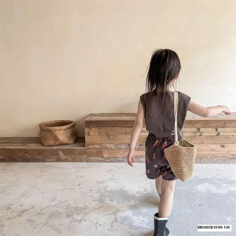 QUẦN SHORT GẤU BÉ GÁI