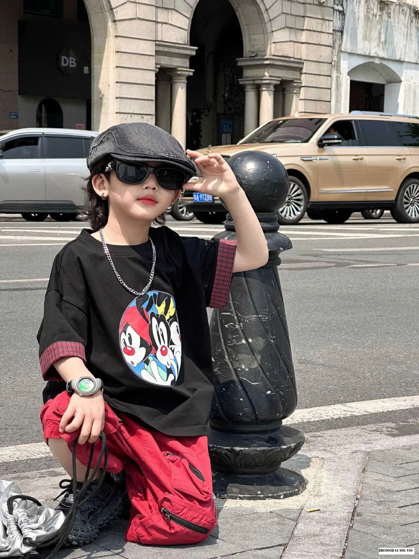 SET ÁO PHÔNG CÚN MIX QUẦN ĐỎ TÚI HỘP