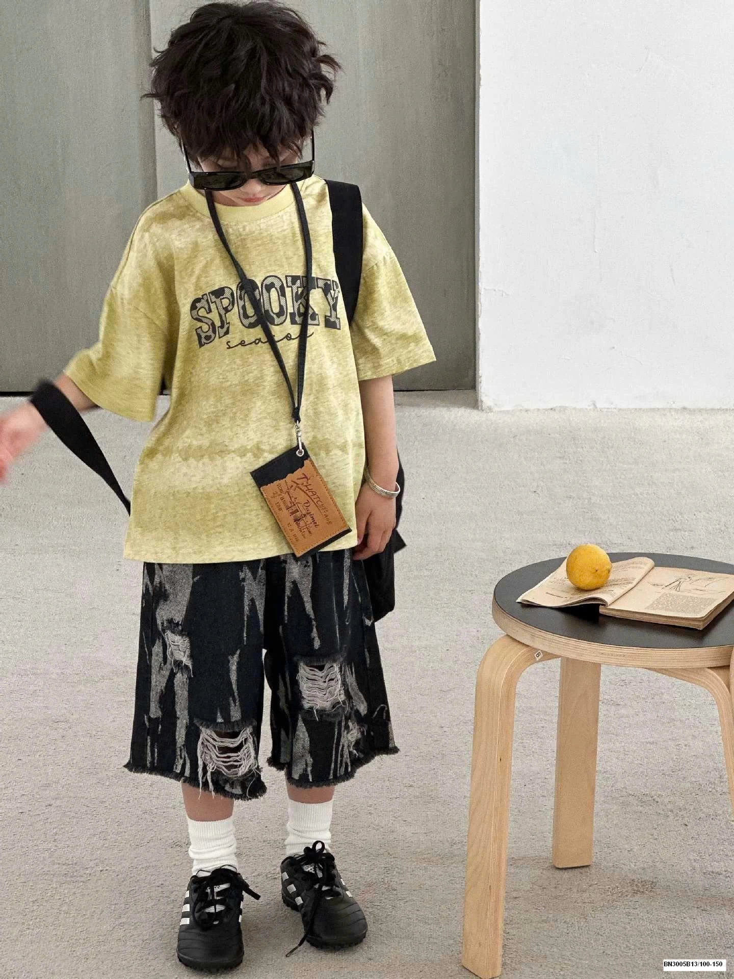 SET ÁO PHÔNG MIX QUẦN SHORT JEAN TUA RUA