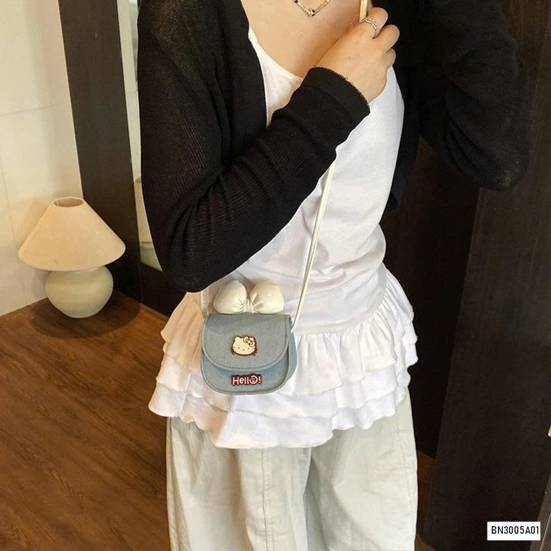 TÚI XÁCH KITTY MINI NƠ