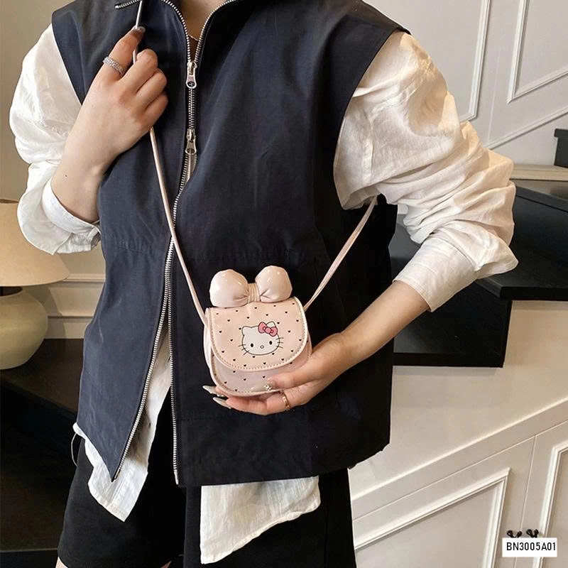 TÚI XÁCH KITTY MINI NƠ