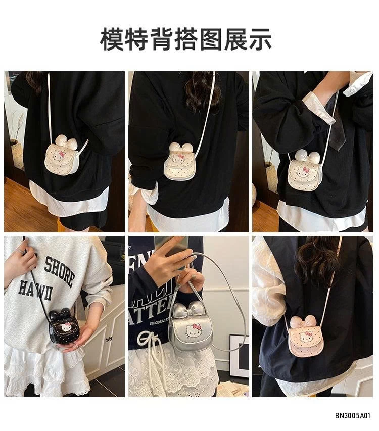 TÚI XÁCH KITTY MINI NƠ