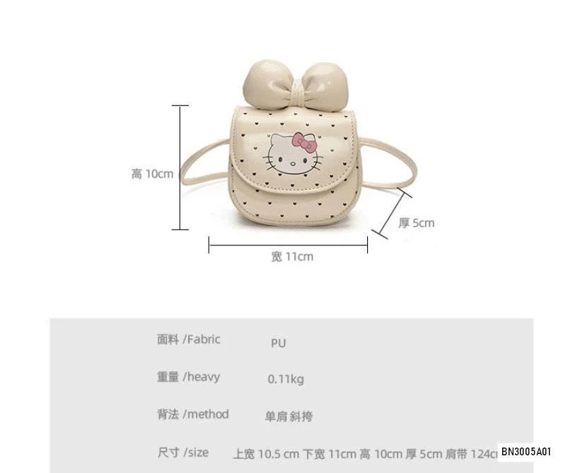 TÚI XÁCH KITTY MINI NƠ