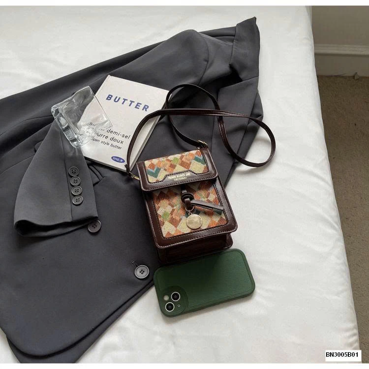 TÚI ĐEO VAI HỌA TIẾT THỔ CẨM CHO NỮ