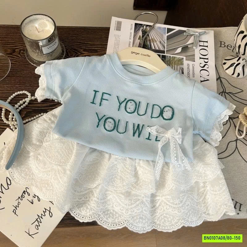 SÉT ÁO XANH MIX CV TRẮNG