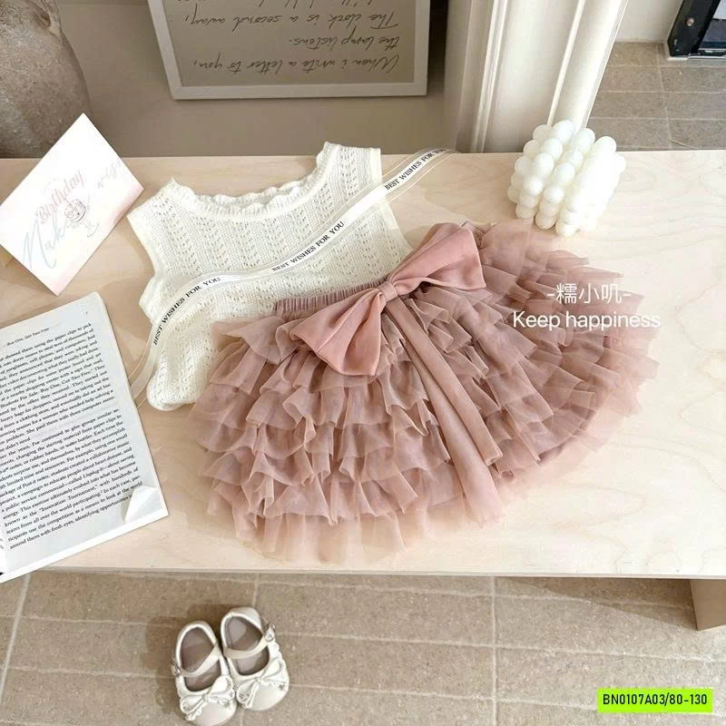 SÉT MONTOGHI MIX CV TUTU HỒNG