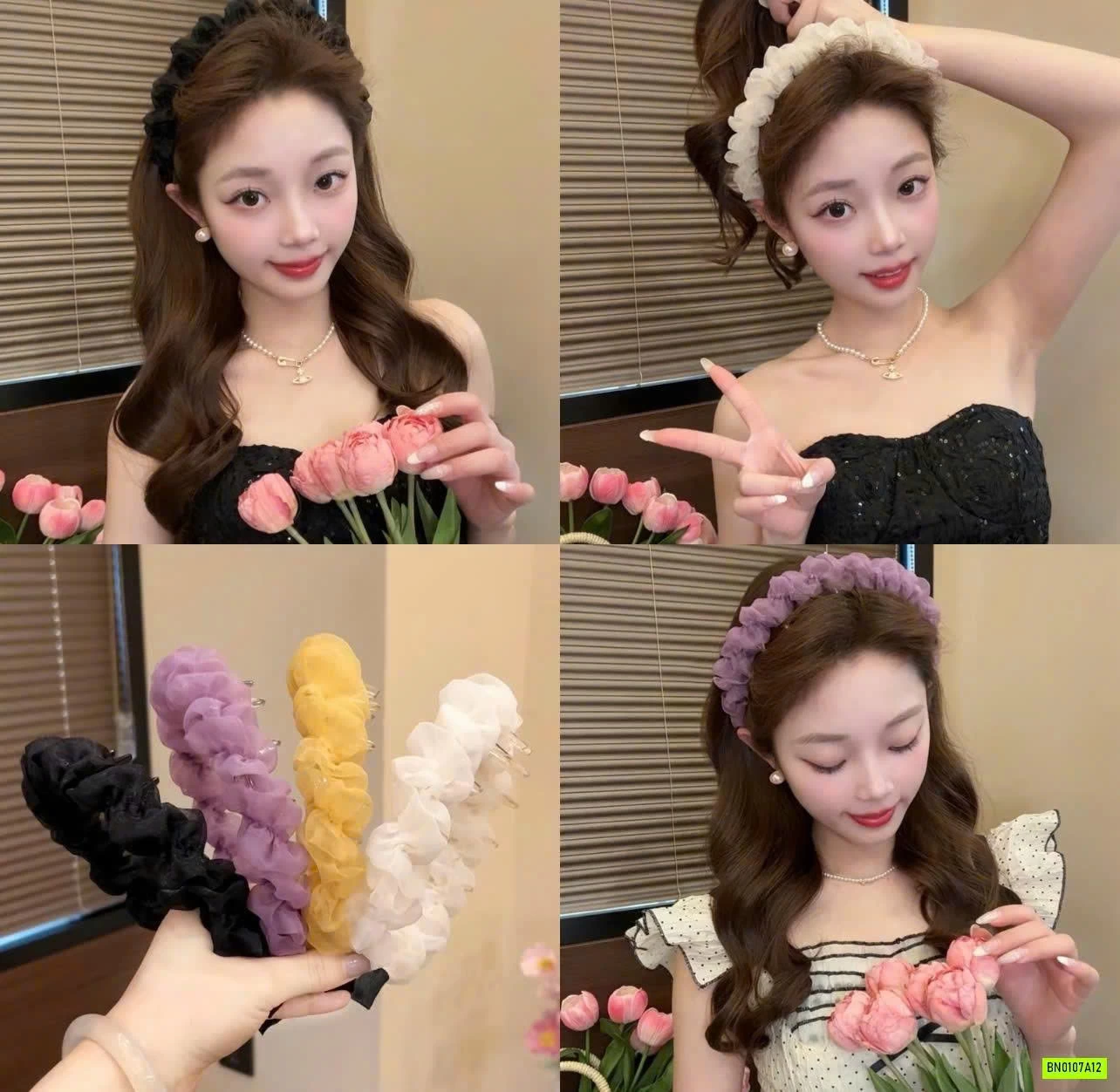 SÉT 4 BỜM TÓC VOAN