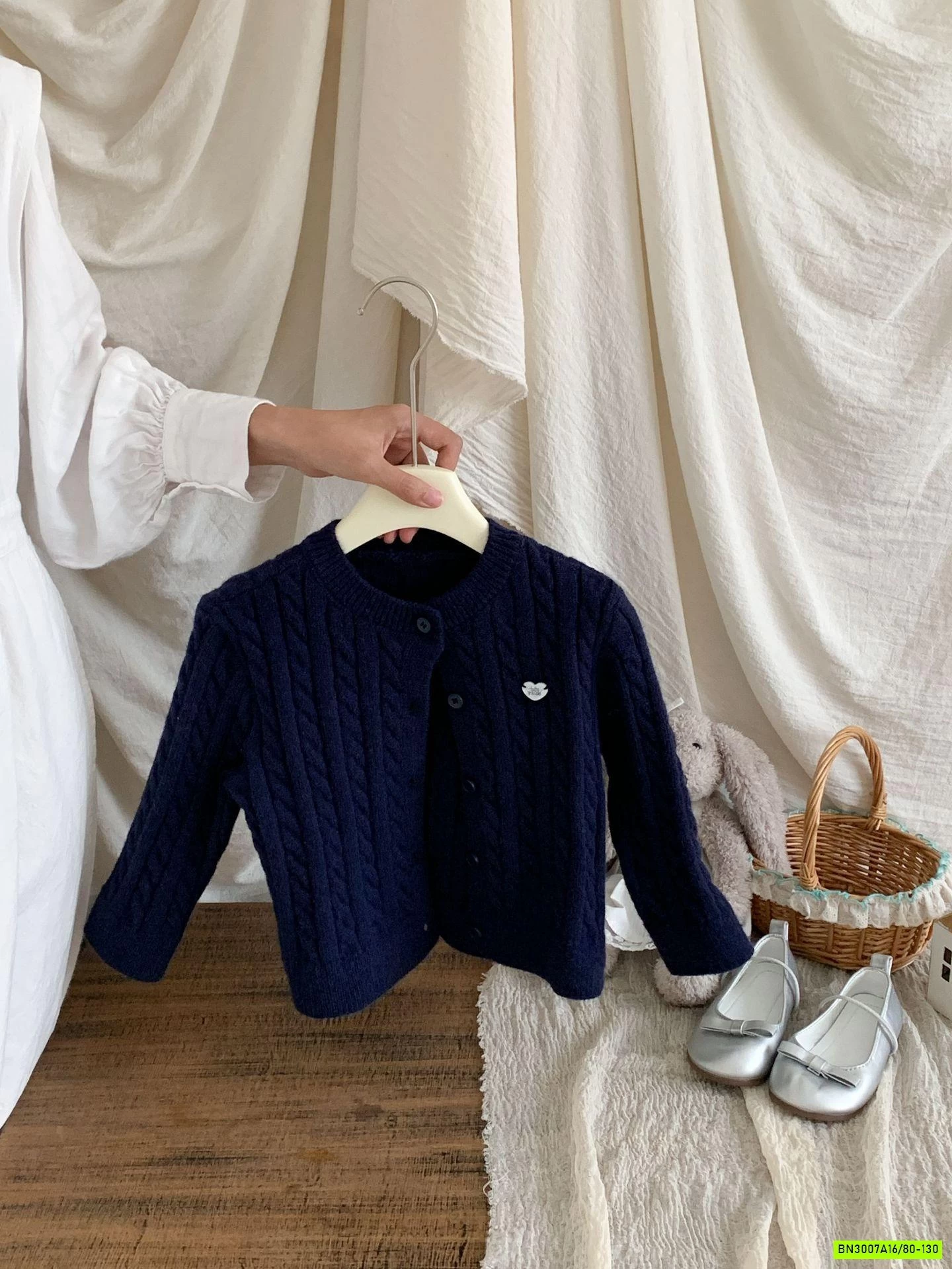 SÉT KHOÁC LEN MIX ÁO BI QUẦN BOM