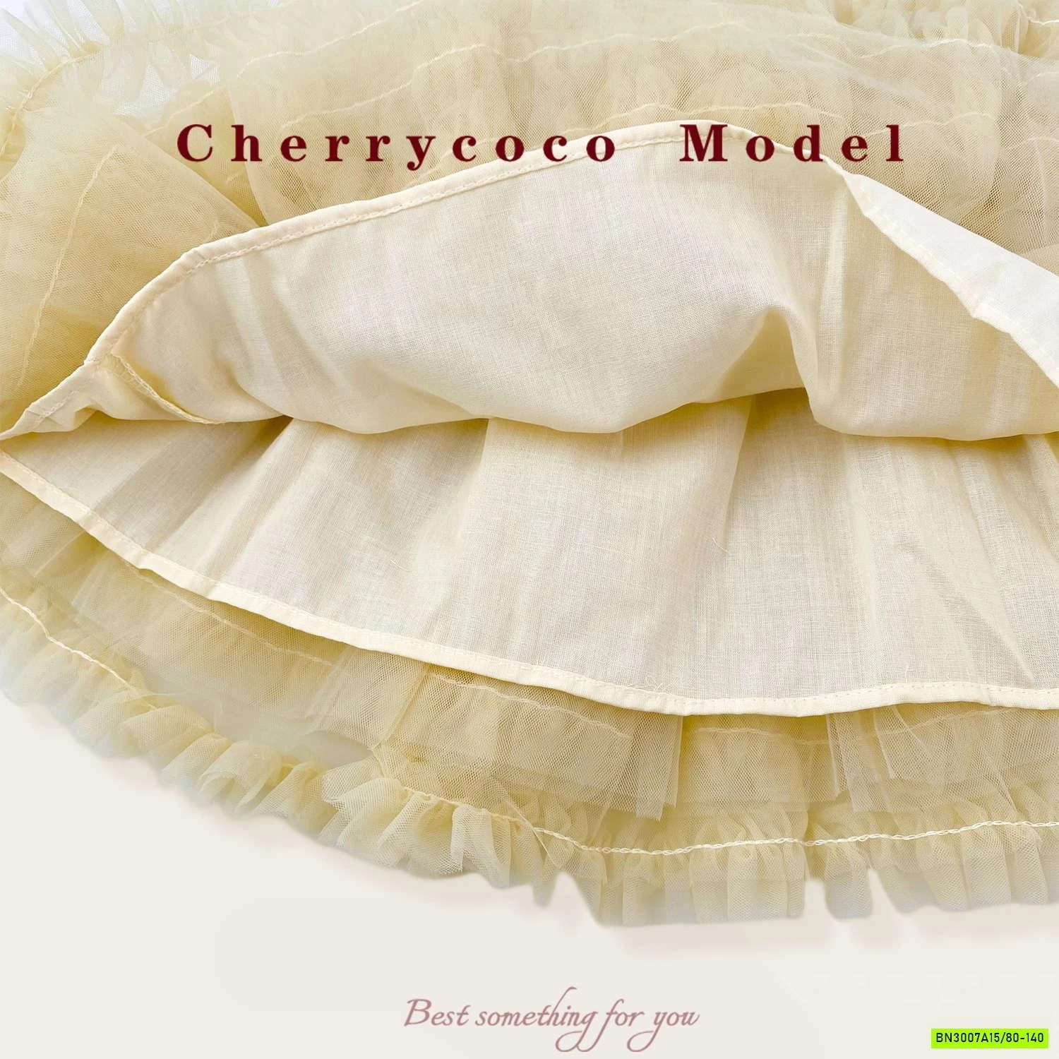 SÉT ÁO LEN+CV TUTU VÀNG CHERRYCOCO
