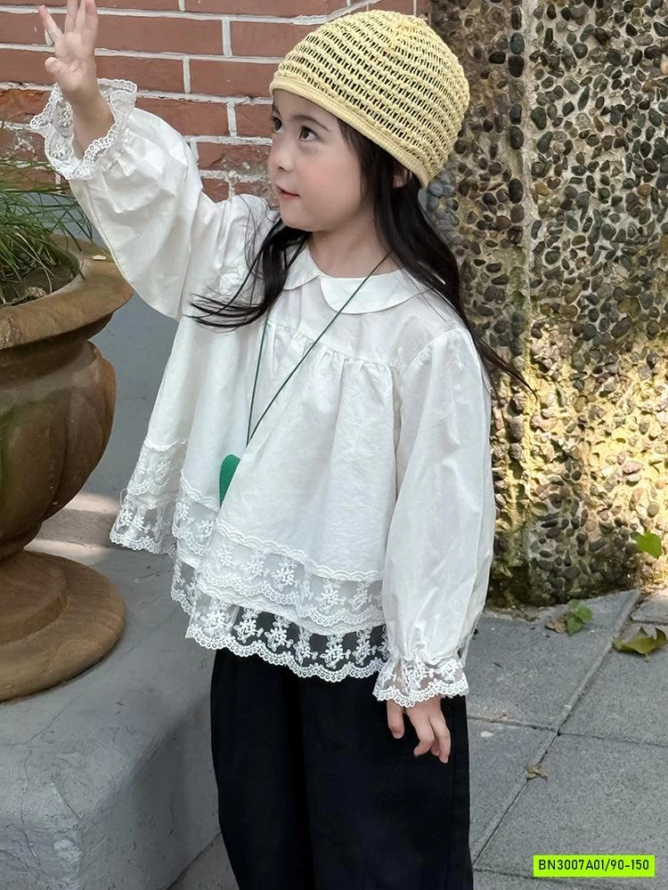 SƠ MI BABYDOLL PHỐI REN