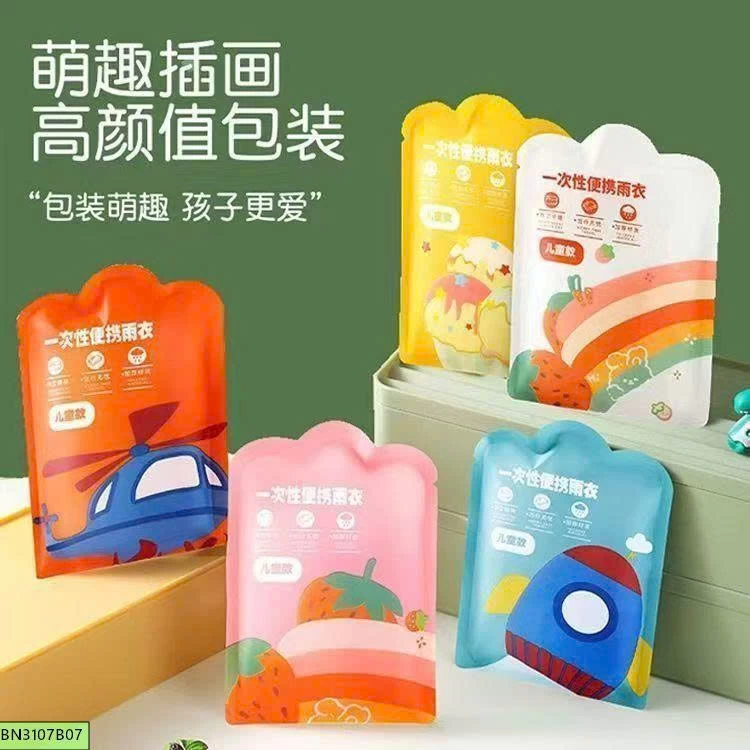 SET 6 ÁO MƯA 1 LẦN SIÊU DAI CHO BÉ