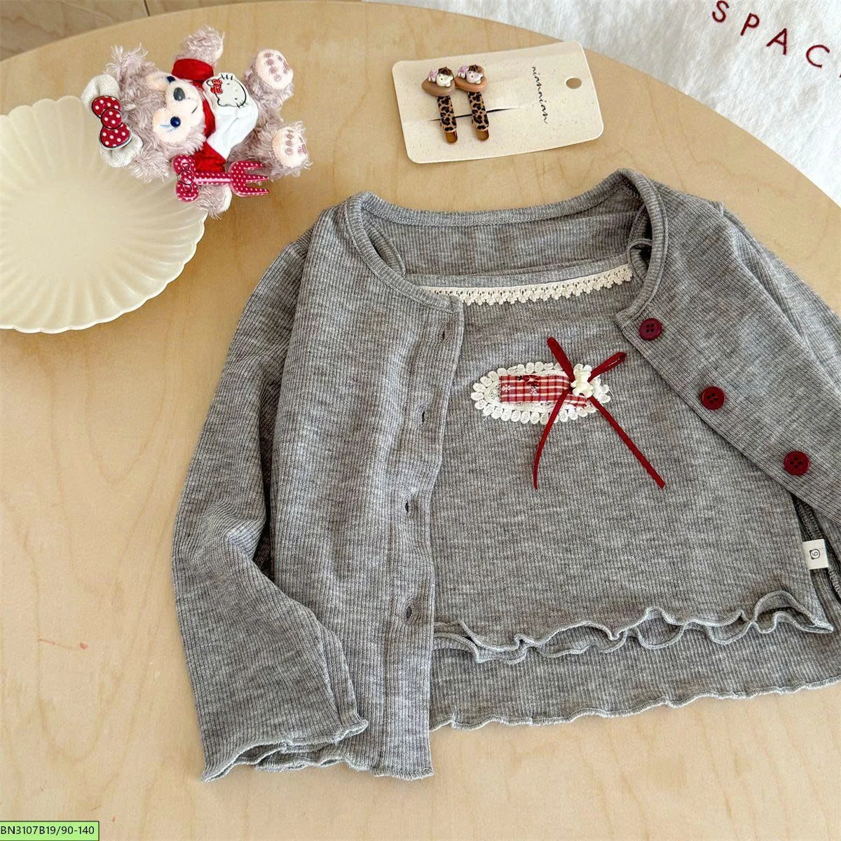 SET CARDIGAN ÁO 2 DÂY