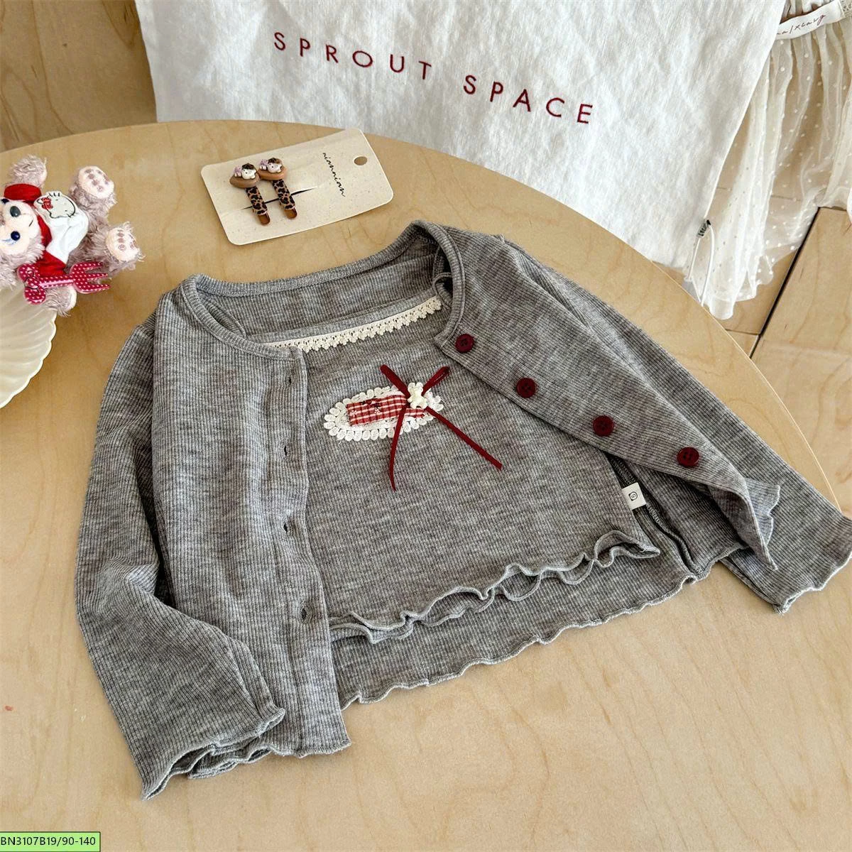 SET CARDIGAN ÁO 2 DÂY