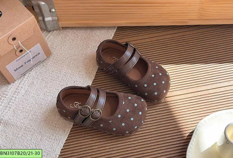 GIÀY CHẤM BỊ 2 QUAI