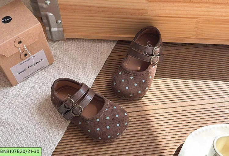GIÀY CHẤM BỊ 2 QUAI