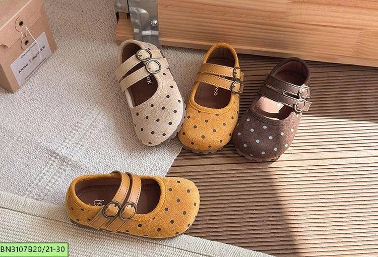 GIÀY CHẤM BỊ 2 QUAI