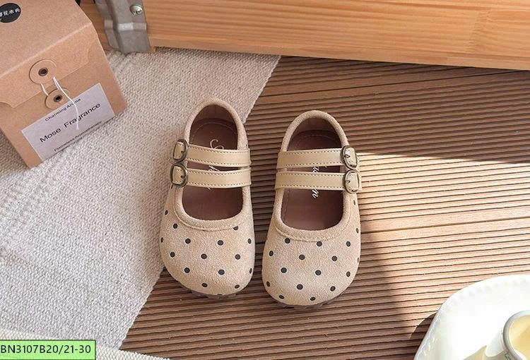 GIÀY CHẤM BỊ 2 QUAI