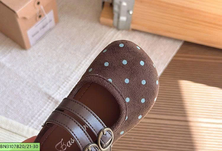 GIÀY CHẤM BỊ 2 QUAI