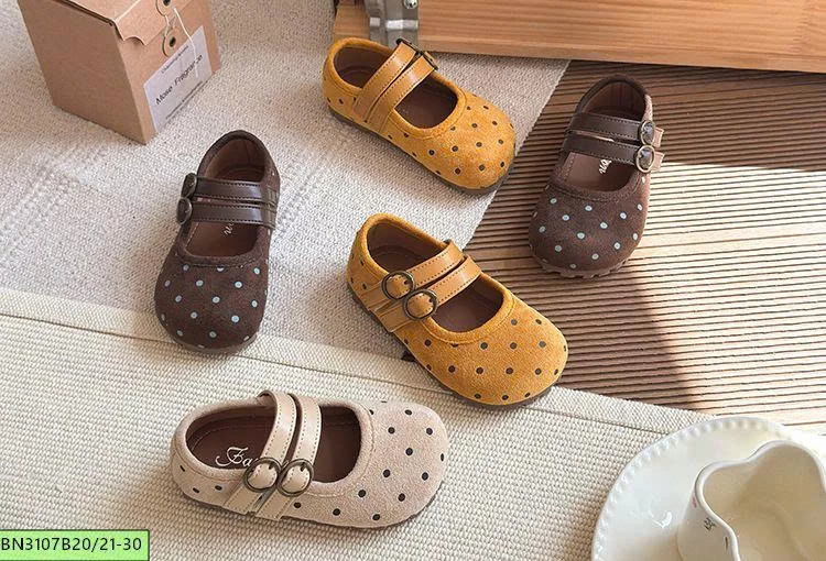 GIÀY CHẤM BỊ 2 QUAI