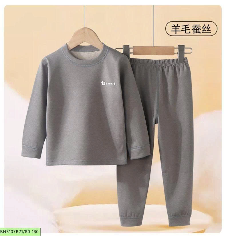 BỘ NGỦ THU ĐÔNG TRƠN MÀU CHO BÉ
