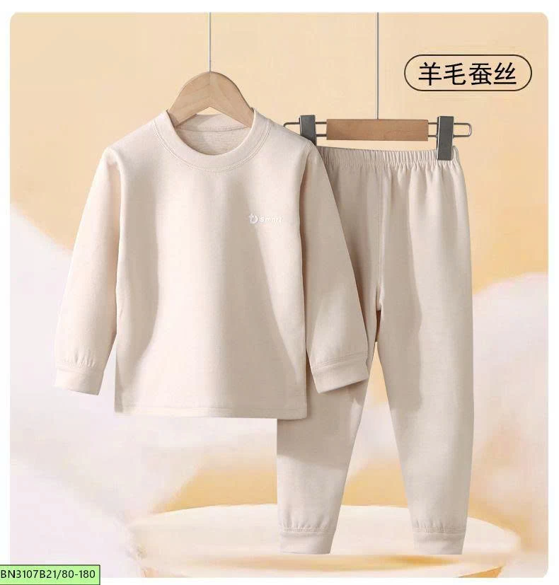BỘ NGỦ THU ĐÔNG TRƠN MÀU CHO BÉ