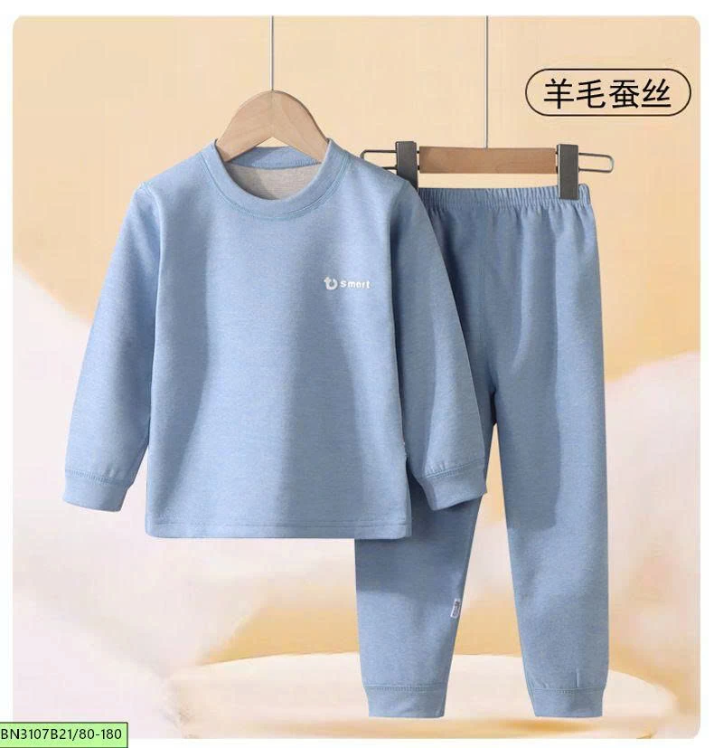 BỘ NGỦ THU ĐÔNG TRƠN MÀU CHO BÉ