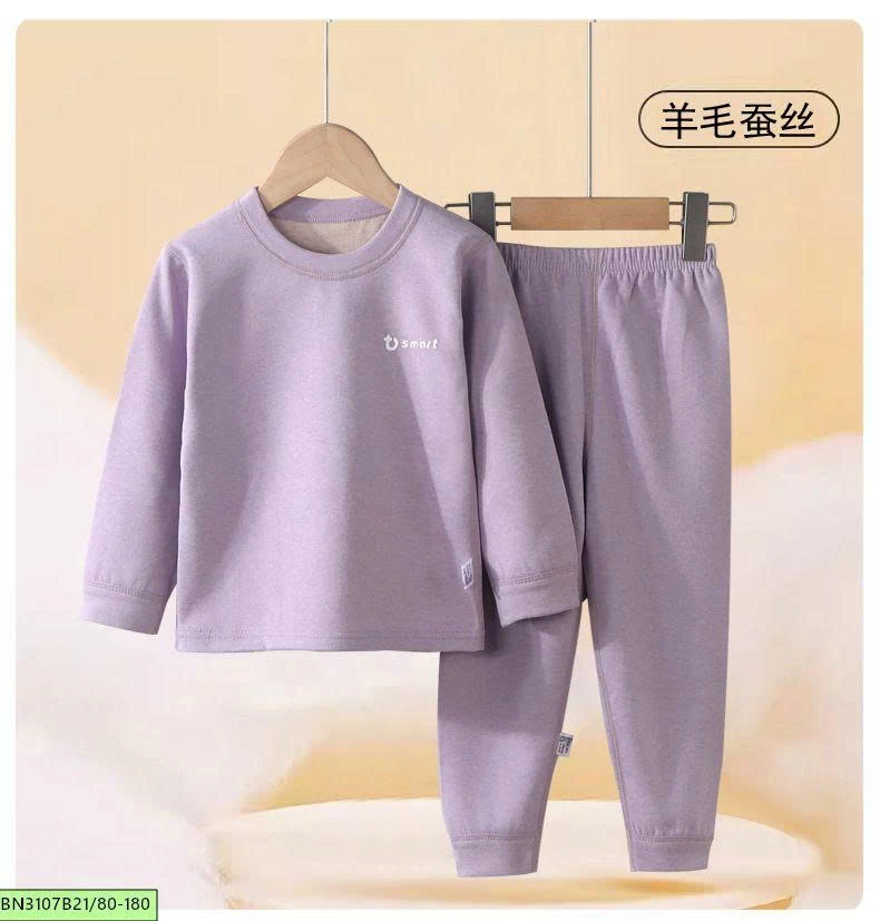 BỘ NGỦ THU ĐÔNG TRƠN MÀU CHO BÉ