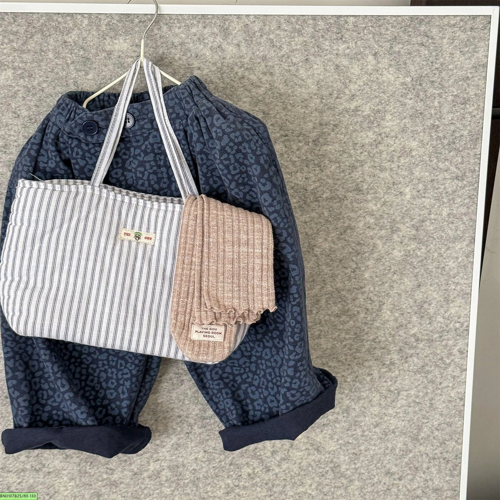 QUÀN DA BEO ỐNG RỘNG  ADBABY