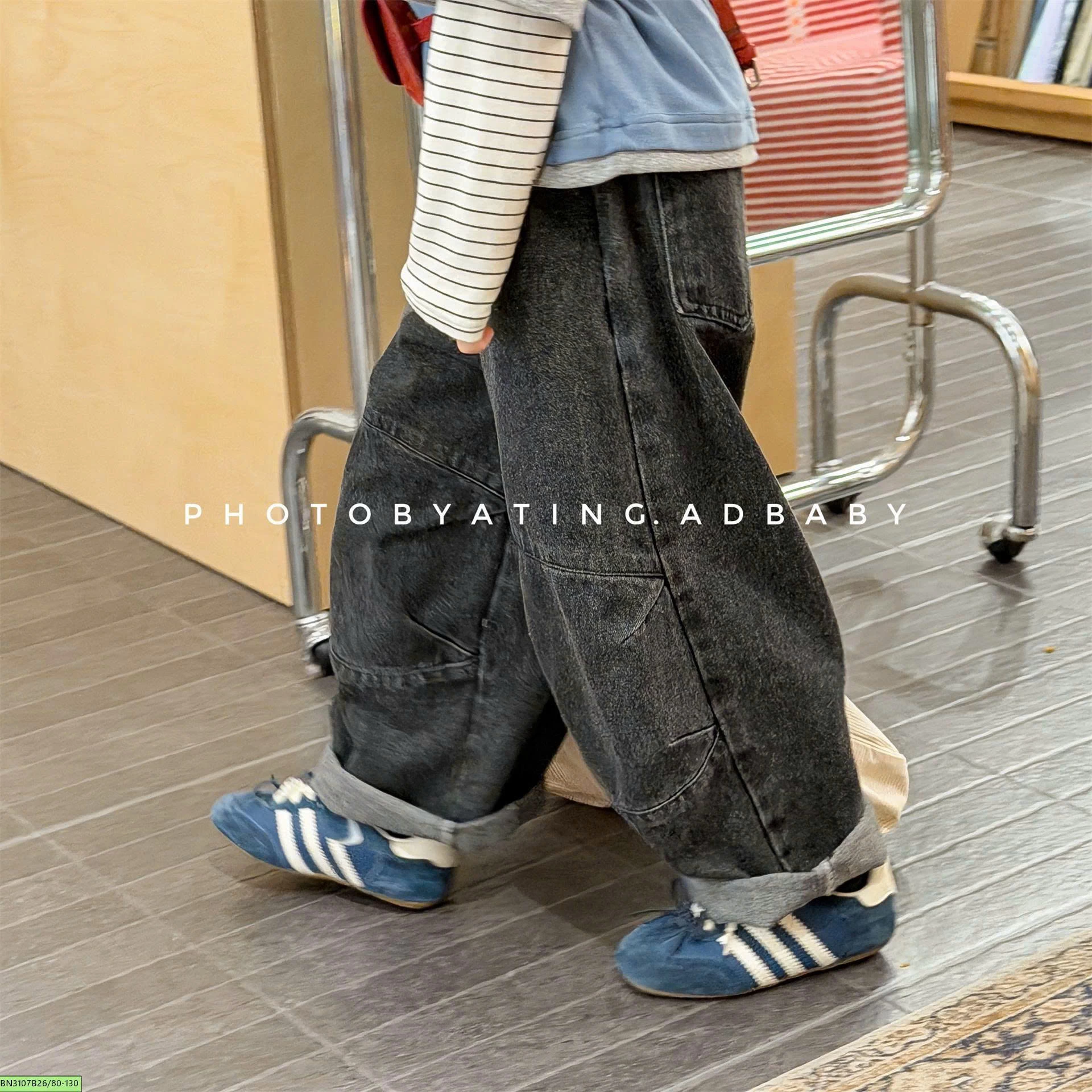 QUẦN JEAN ỐNG RỘNG  ADBABY
