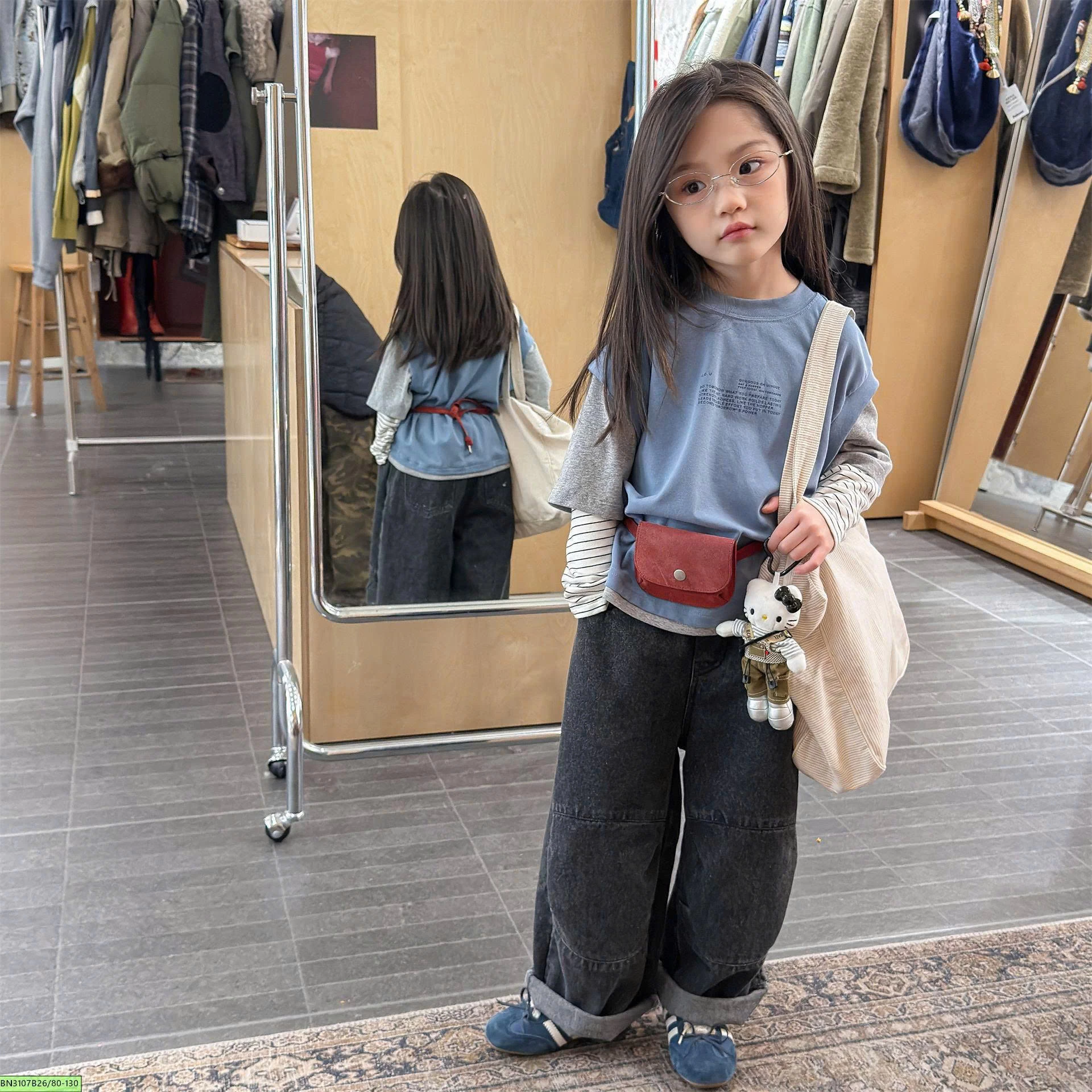 QUẦN JEAN ỐNG RỘNG  ADBABY