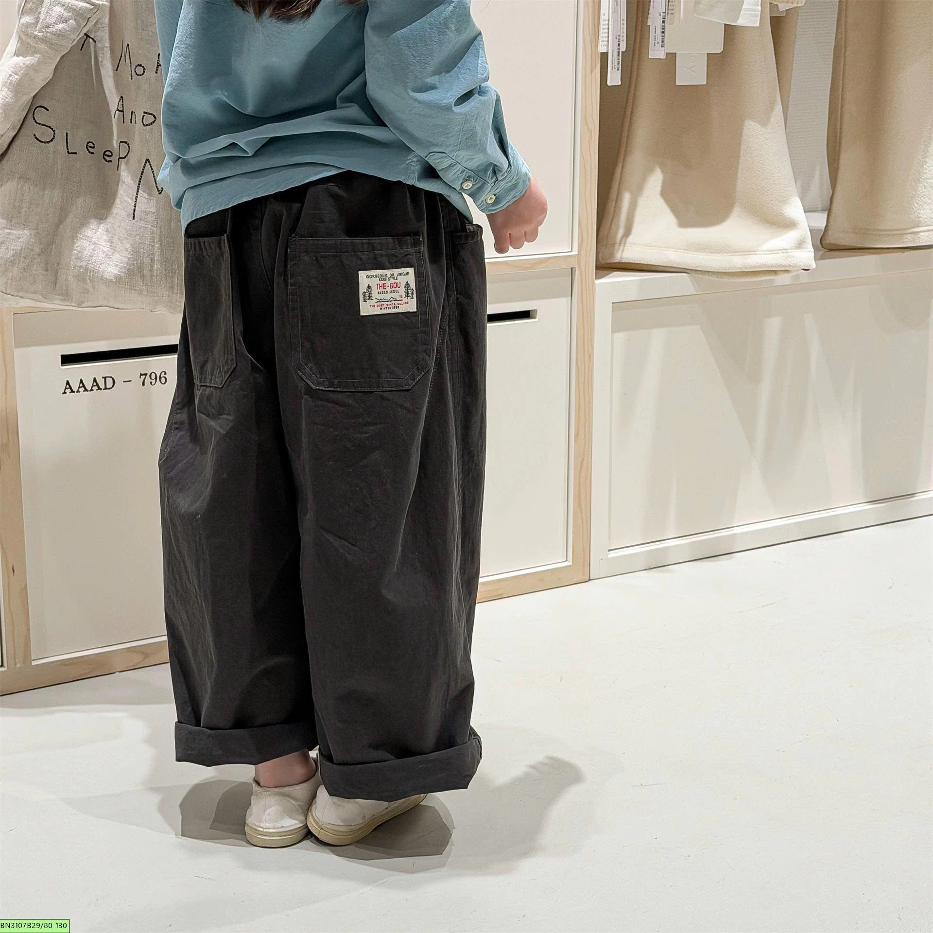 QUẦN KAKI ỐNG RỘNG ADBABY