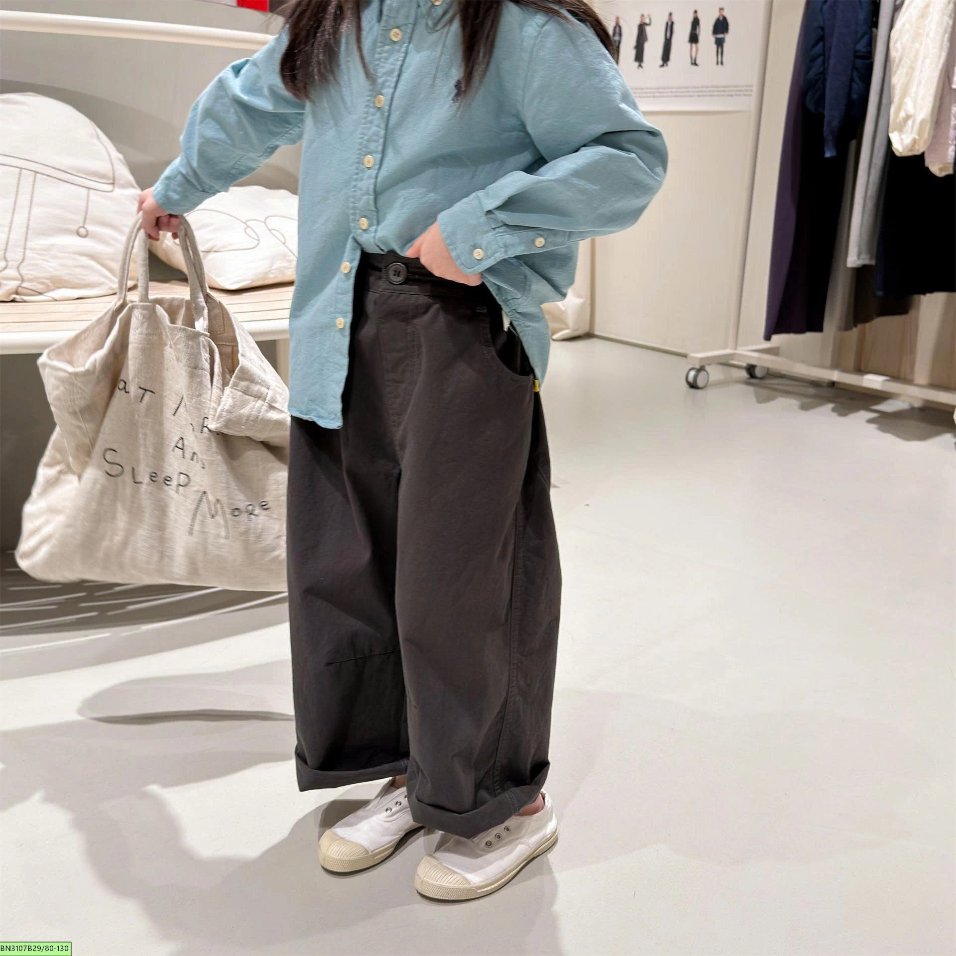QUẦN KAKI ỐNG RỘNG ADBABY